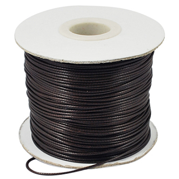 Korean Waxed Polyester Cord, Coconut Brown, 1mm, about 85yards/roll