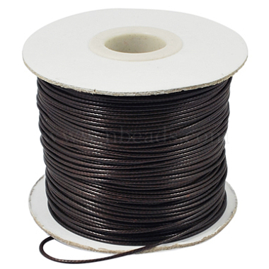 1mm Chocolate Waxed Polyester Cord Thread & Cord
