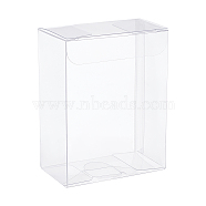 BENECREAT Transparent PVC Box, Candy Treat Gift Box, for Wedding Party Baby Shower Packing Box, Rectangle, Clear, 3.7x6.3x8.3cm(CON-BC0001-86A)