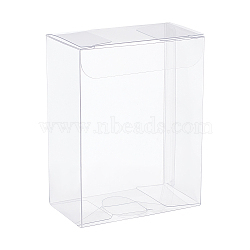 BENECREAT Transparent PVC Box, Candy Treat Gift Box, for Wedding Party Baby Shower Packing Box, Rectangle, Clear, 3.7x6.3x8.3cm(CON-BC0001-86A)