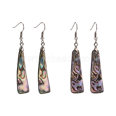 Colorful Brass+Shell Earrings