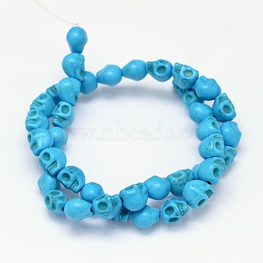 Dyed Synthetic Turquoise Bead Strands(G-M145-15-A)-2