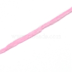 10S Arm Knitting Yarn, Chenille Polyester Yarn, for Blanket Pillows Craft Crochet Yarns, Pink, 1.5mm(YCOR-WH0005-001A)
