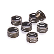 Brass Rings, Assistant Tool, for Buckling, Open and Close Jump Rings, Nickel Free, Antique Bronze, 17mm(KK-O003-01AB-NF)