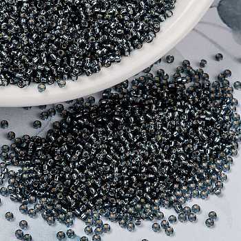 MIYUKI Round Rocailles Beads, Japanese Seed Beads, 15/0, (RR2426) Silverlined Montana, 1.5mm, Hole: 0.7mm, about 5555pcs/10g