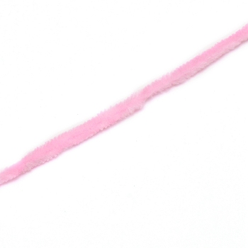 10S Arm Knitting Yarn, Chenille Polyester Yarn, for Blanket Pillows Craft Crochet Yarns, Pink, 1.5mm