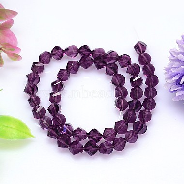 Faceted Polyhedron Imitation Austrian Crystal Bead Strands(G-M183-10mm-11A)-2