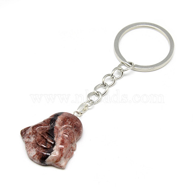 Synthetic & Natural Gemstone Keychain(KEYC-S253-08)-3