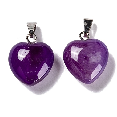Natural & Synthetic Gemstone Pendants(G-I311-A)-3
