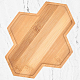 Bamboo Saucer for Succulent Planter Pots(AJEW-WH20076)-7