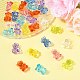 50Pcs Transparent Acrylic Pendants(TACR-FP0001-08)-5