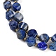 naturelles lapis-lazuli brins de perles(G-L579-08A)-4