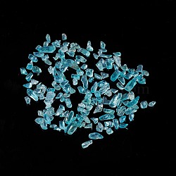 Natural Apatite Chip Beads, No Hole/Undrilled, 2~12x2~10x1~3mm, about 560pcs/50g(X-G-M364-07)