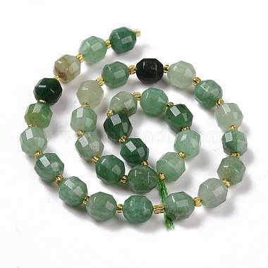 Natural Green Aventurine Beads Strands(G-G990-F03)-3
