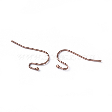 Brass Earring Hooks for Earring Designs(KK-M142-01R-RS)-2