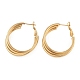 PVD Vacuum Plating 201 Stainless Steel Hoop Earrings(EJEW-I309-07G-01)-1