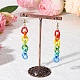 Glass Dangle Earrings(EJEW-TA00675)-1
