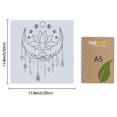 PET Plastic Drawing Painting Stencils Templates(DIY-WH0244-088)-2