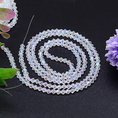 Chapelets de perles en imitation cristal autrichien facettes(G-M180-8mm-02A)-2