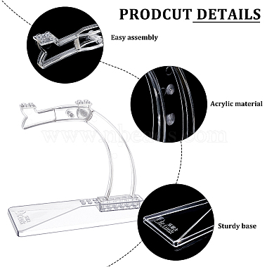 ABS Plastic Aircraft Model Display Stands(ODIS-WH0002-92)-5