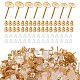 80Pcs 4 Style 202 Stainless Steel Stud Earring Findings with 304 Stainless Steel Pins(STAS-SZ0002-03)-1