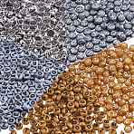 125G 5 Style Acrylic Beads, Flat Round with Mixed Letter, Mixed Color, 7x4mm, Hole: 1mm, 25g/style(MACR-SZ0001-26)