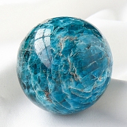 Natural Apatite Crystal Ball, Reiki Energy Stone Display Decorations for Healing, Meditation, Witchcraft, 40mm(PW-WG69077-01)