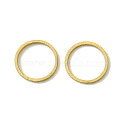 Brass Linking Rings, Flat Ring, Raw(Unplated), 12x1mm, Inner Diameter: 10.3mm(KK-B085-12C-03)