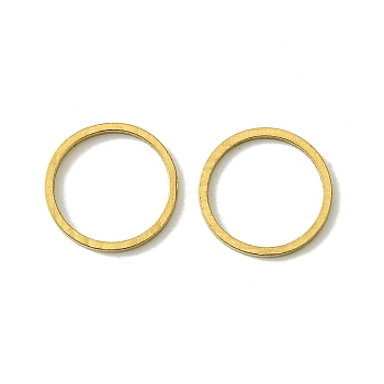 Brass Linking Rings, Flat Ring, Raw(Unplated), 12x1mm, Inner Diameter: 10.3mm