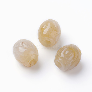 14mm Oval Myanmar Jade Beads