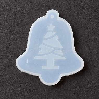 Christmas Theme DIY Bell with Tree Pendant Silicone Molds(DIY-F114-35)-4