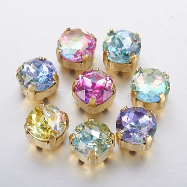 Mixed Color Glass Rhinestone Links
