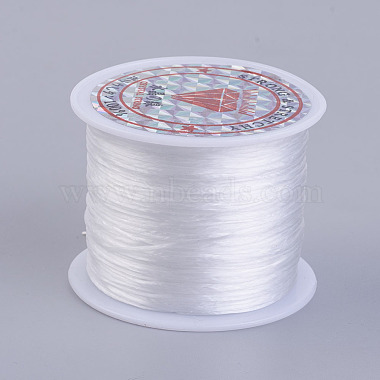45m Flat Spandex Elastic Crystal String Stretch Beading Threads Crafting  0.5mm