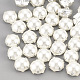 ABS Plastic Imitation Pearl Shank Buttons(BUTT-T002-5mm-01S)-1