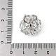 Brass Micro Pave Clear Cubic Zirconia European Dangle Charms Bails(KK-K297-57P)-3