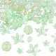 94Stk 4 Stile transparente Acrylperlen(TACR-TA0001-84)-3