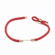 Braided Nylon Cord Bracelet Making(MAK-A017-D01-06G)-2