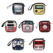 7Pcs 7 Colors Iron Headphone Storage Bag, Appliances, Mixed Color, 70x69x34mm, Inner Diameter: 65x65mm, 1pc/color(AJEW-DC0001-19)