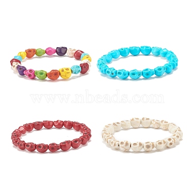 Mixed Color Synthetic Turquoise Bracelets