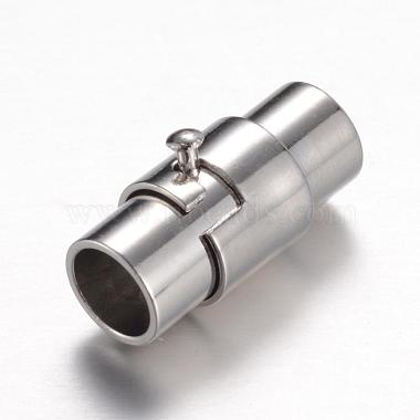 Brass Locking Tube Magnetic Clasps(MC077)-3
