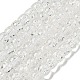 Transparent Spray Painting Crackle Glass Beads Strands(GLAA-NH0001-05K)-1