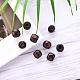 Perles de bois naturel tonneau brun coco(X-WOOD-S030-08-LF)-6