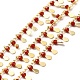 Chaînes de charme en forme de goutte de perles de verre(CHC-A006-13G-04)-1