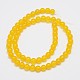 Natural & Dyed Malaysia Jade Bead Strands(X-G-A146-6mm-A03)-2