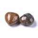 coeur d'agate indienne naturelle pierre d'amour(G-F659-B32)-2