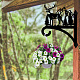 Iron Hanging Plant Hanger Bracket(HJEW-WH0095-017)-4