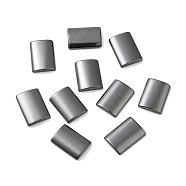 Synthetic Non-magnetic Hematite Cabochons, Rectangle, 17~17.5x11.5x3mm(G-K348-01C)