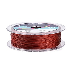 7-Strand Round Nylon Coated Steel Wire, Beading Wire for Necklaces Bracelets, Import From Japan, FireBrick, 0.4mm, about 328.08 Feet(100m)/Roll(TWIR-T002-01B-08)