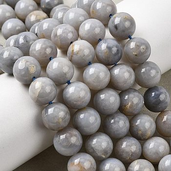 Natural Gemstone Beads Strands, Round, 10~10.5mm, Hole: 1.2mm, about 40pcs/strand, 15.55~15.83 inch(39.5~40.2cm)