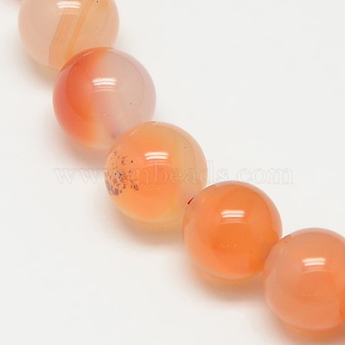 Natural Carnelian Beads Strands(X-G-N0006-8mm-17)-3